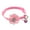 Pink, variant on Walbest Dog Cat Collar Flowers Dog Bow Tie for Girls Dogs Cats Puppy Detachable Flower with Bell Adjustable Pet Collar Flower Accessories