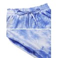 thumbnail image 4 of Purcoar Women's Tie-Dye Set 2 Piece Outfits Summer - Shaping Short Sleeve T Shirts, 4 of 7