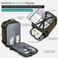thumbnail image 3 of Joyway Travel Backpack for Women & Men Large Capacity Carry On Backpack with Shoe Compartment Waterproof Weekender Bag Laptop Backpack with Wide Opening Overnight Bag for Travel Work Gym, 3 of 9