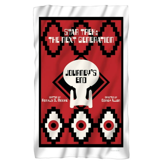 Star Trek The Next Generation Season 7 Episode 20 Silky Touch Super Soft Throw Blanket 36" x 58"