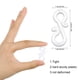 thumbnail image 4 of Clip De Canalón Resistente Al Desgaste, Ligero, Profesional, En Forma De S, Gancho Blanco, Abrazadera Colgante De Luz Duradera Para Fiesta De Cumpleaños, 100 Uds. Minnieouse HA020265-00, 4 of 5