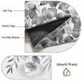 thumbnail image 6 of Entryway Rug 2'x3', Grey Eucalyptus Leaves Small Rug for Kitchen Bathroom Door Mat Indoor Entrance, Watercolor Spring Summer Botanical Non-Slip Area Rugs Floor Mats Carpet Front Door Rugs, 6 of 8