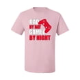 thumbnail image 2 of Wild Bobby,Dad by Day Gamer by Night Funny Gaming Dad Gift, Father's Day, Men Graphic Tees, Light Pink, 3XL, 2 of 3