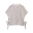 thumbnail image 6 of Likimi Womens Sweater Crew Neck Solid Color Short Sleeve Knit Tops For Women Loose Fit Casual Pullover Size L, 6 of 7
