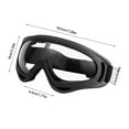 thumbnail image 3 of Clear Lens Ski Glass Against Impact Eyewear With For Cycling Hiking & Windproof Use, 3 of 9