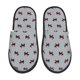 thumbnail image 1 of Balery Polka Dot Christmas Dog Pantuflas de Casa de Felpa Silenciosas con Diseño Estampado, Zapatillas Cómodas Antideslizantes de Algodón para Interior-Large, 1 of 8