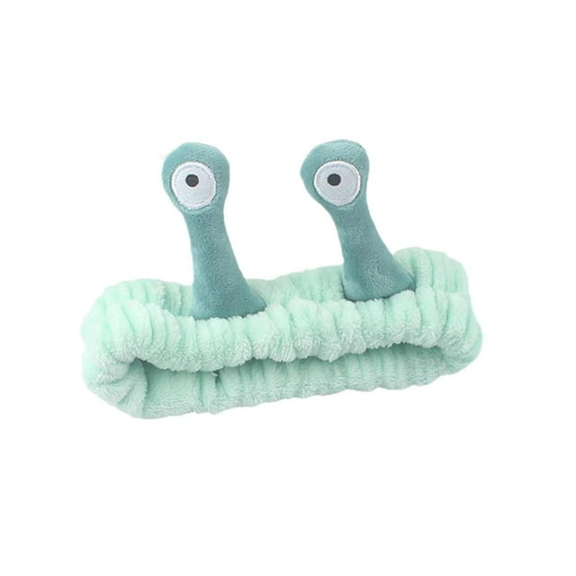 Bandeau Élastique Maquillage Escargot Grand Œil Dessin Animé Bandeaux Lavage Visage