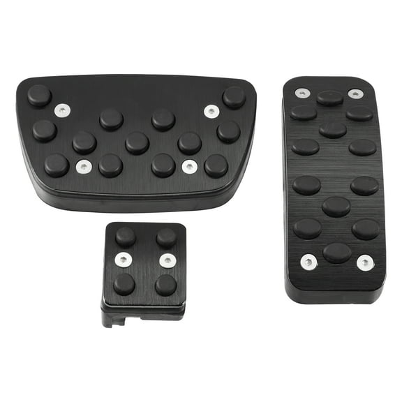 Unique Bargains 3pcs Car Brake Gas Accelerator Pedal Covers Fit for Toyota Camry 2012-2017 Black