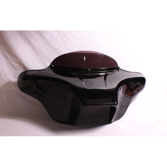 PAINTED BLACK BATWING FAIRING WINDSHIELD for Harley TOURING ROAD KING 1994-Up Freewheeler Electra Glide Ultra Classic