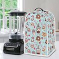 thumbnail image 5 of Yuyamidu Doughnut Blender Covers Dust-Proof Juicer Coffee Maker Cover Blue Kitchen Appliance Dust Cover Wear Resistant Food Processor Cover with Hanlde, Dessert Theme, 5 of 6