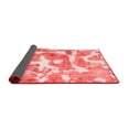 thumbnail image 2 of Ahgly Company Indoor Round Abstract Red Modern Area Rugs, 7' Round, 2 of 4