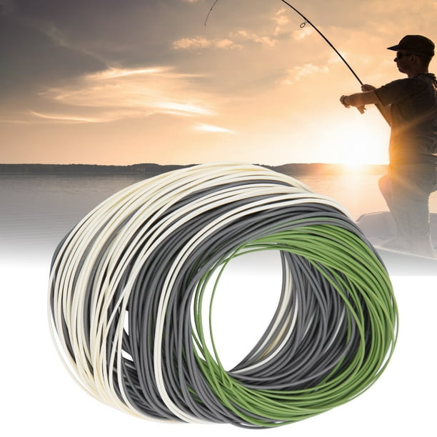 3 Color Fly Fishing Line, Weight Forward Fly Fishing Line, Floating Weight  Forward 1PCS 90ft PVC Nylon For Fishing Tackle Sea/ Fishing Fishing Lover  DT4F,DT5F,DT6F 