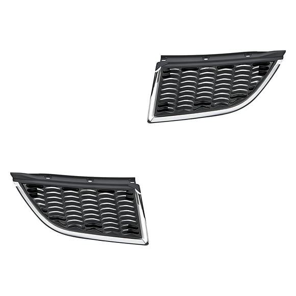 Par de Rejillas De Defensa Galant 2004 A 2006 Mitsubishi Del Filo Crom TONG YANG .
