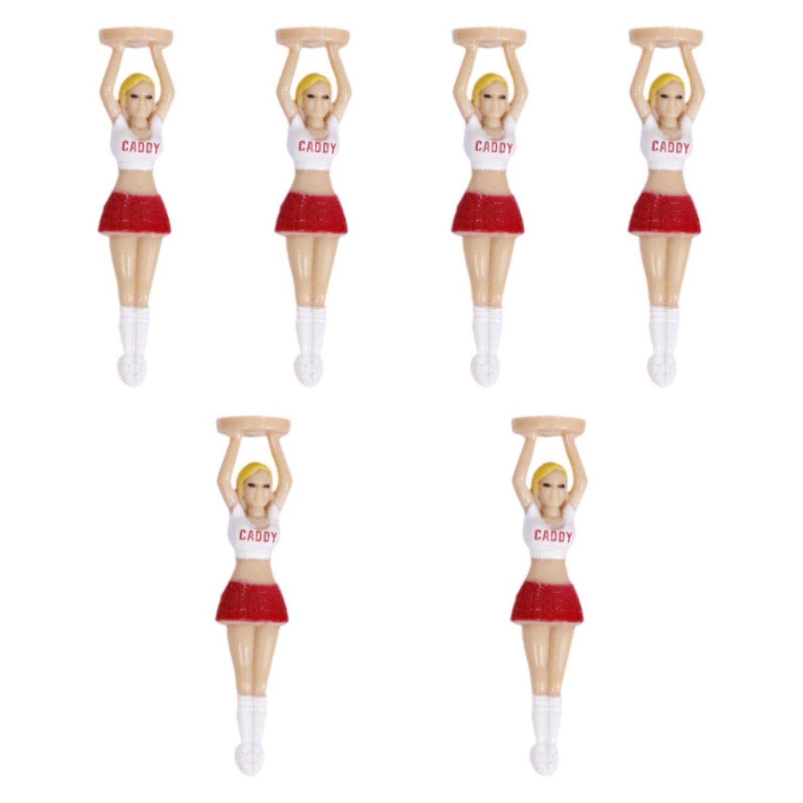 Baoblaze 5x6 Pieces Lady Body Golf Tees Beginners for Driving Range Indoor Outdoor Yard
