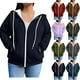 thumbnail image 1 of Ropa bonita,Sudadera con capucha de talla grande, jersey informal de manga larga para mujer, tejido de poliéster, corte holgado para usar en casa, sopatenor, 1 of 8
