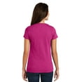 thumbnail image 2 of District Made Ladies Super Slub Neck Tee-S (Pink Azalea), 2 of 6