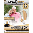 MSA Pro HD Smart Hearing Enhancement Personal Sound Amplifier with