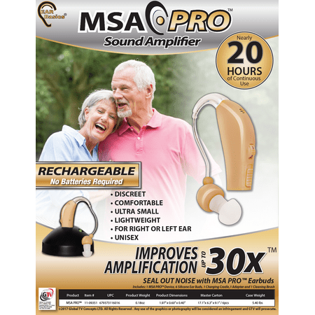 MSA Pro Personal Behind-the-Ear Sound Amplifier, Beige