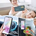 thumbnail image 6 of Asuwish Phone Case for Samsung Galaxy A35 5G Zipper Wallet Detachable Cell Cover with Tempered Glass Screen Protector Crossbody Lanyard Strap Flip Card Holder Slot A 35 35A A355G Women Men Girls Blue, 6 of 7
