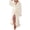 White, variant on Fuzzy Robe for Women Cute Ruffle Plush Soft Long Sleeve Robes Fluffy Warm Fleece Long Bathrobe with Pockets