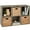 Greige, variant on Best Choice Products 6-Cube Bookshelf, 11in Display Storage System, Organizer w/ Removable Back Panels - Black
