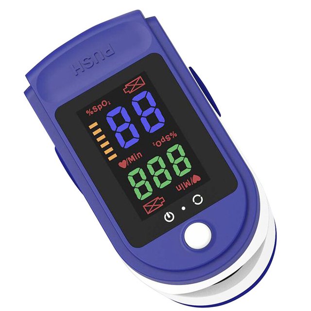 Oxímetro Digital médico para dedo, con pantalla TFT pulsioxímetro, Clip para dedo, Monitor de ritmo cardíaco SPO2 PR, Monitor de saturación de oxígeno en sangre