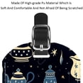 thumbnail image 4 of Square 2Pack PU Leather Vintage Teapot Cruise Luggage Tag with Privacy Cover and Name ID Tag for Travel Handbags Backpacks Luggage Tags, 4 of 6