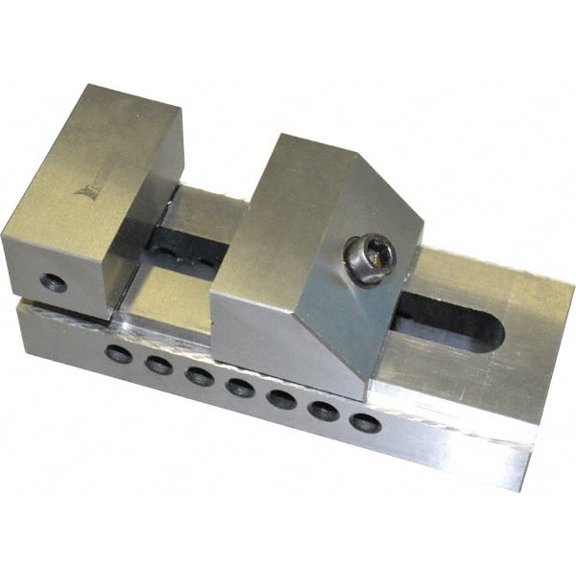 Value Collection 4" Jaw Width, 4-7/8" Jaw Opening Capacity, 1-3/4" Jaw Height, Toolmaker's Vise