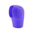 thumbnail image 2 of Litrail Universal Anti-Slip Elastic Car Gear Shifter Knob Cover for Automatic Cars, Purple, 3.15x2.36 Inches, 2 of 6