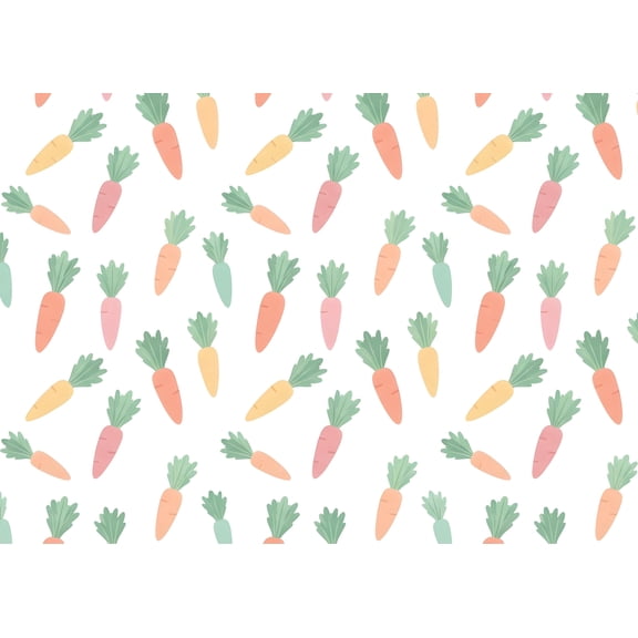 Edible Icing Carrot Pattern Cake Topper, by TNCT