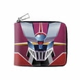 thumbnail image 1 of Cartera Mazingers con personajes de anime, delgada y plegable, de piel sintética, 1 of 3