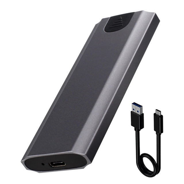 M.2 a USB Tipo C 3.1 SSD Gabinete 10Gbps NVME/NGFF Protocolo dual M/B/(B+M) Clave Hugtrwg Para estrenar