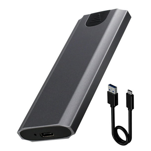 Adaptador SSD M.2 a USB tipo C 3.1 Caja SSD de protocolo dual NVME/NGFF (NVME) Hugtrwg Nuevos Originales
