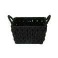 thumbnail image 5 of Better Homes & Gardens Medium Black Woven Rope Decorative Storage Basket, 2 Pack, 5 of 14