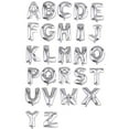 thumbnail image 6 of Efavormart Silver 40" tall Alphabet Letters / Number Foil Balloons Birthday Party  Decorations Graduation New Year Party Supply - A, 6 of 8