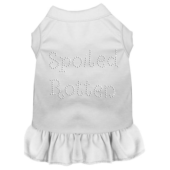 Pet Dog Cat Dress Rhinestone, "Spoiled Rotten"