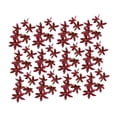 thumbnail image 3 of 12 flores artificiales de simulación de flores de 7 pulgadas, adorno realista de flores falsas Rojo oscuro, 3 of 9