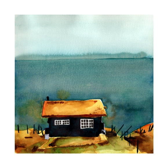 Trademark Fine Art Paul McCreery Rad Little Cabin II Canvas Wall Art
