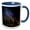 Blue/White, variant on 3drose, Milky Way, Perseids Meteors Over Rose Valley, Los Padres Nf, Ca, Usa., 11oz Magic Transforming Mug