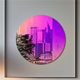 thumbnail image 2 of LUVODI Iridescent Wall Decor Mirror Full Length Rainbow Wall Hanging Accent Mirror for Living Room Dazzling Glass Mirror, 2 of 9