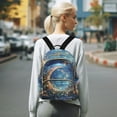 thumbnail image 7 of FORMRS Mini Backpack Purse for Women Travel Daypack Casual Shoulder Bag, Crystal Moon, 7 of 7