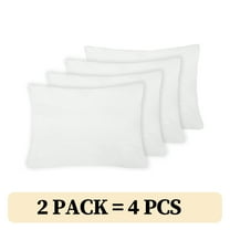 (2 pack) 3D Air Fabric Waterproof Pillow Protectors with Zipper, Pillow Covers Set of 2 Zippered Pillow Case Pillow Encasement Soft Breathable ( Standard, Square)