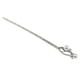 thumbnail image 1 of Forma de la orquídea del palillo de plata antiguo del palillo de la flor de las perlas de las mujeres Sunnimix Palillo para el cabello para mujeres, 1 of 8