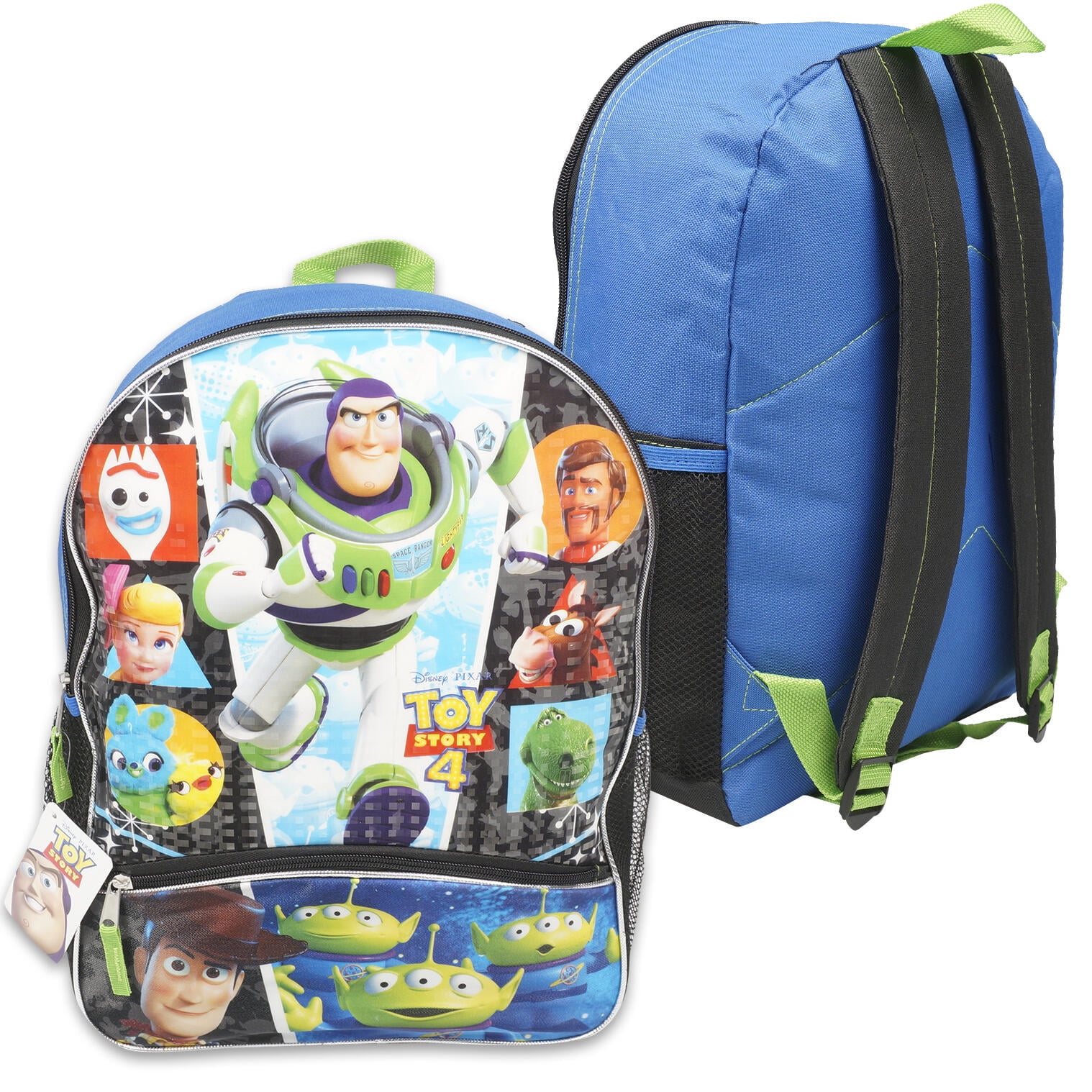 Disney Pixar Toy Story 4 12" Canvas Blue School Backpack