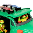 thumbnail image 4 of Teenage Mutant Ninja Turtles, Turtle Party Cruiser w/Lights and Sounds, Vintage Styling, Interactive Play, Ages 3+, 4 of 8