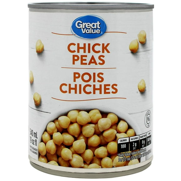 Great Value Chick Peas, 540 mL
