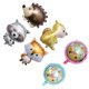 thumbnail image 3 of Party Favors For Kids 6Pcs Balloons Aluminum Foil Toy Photo Props Birthday Party Supplies 18 Inches Forest Animal Theme Raccoon Squirrel Fox, 3 of 5