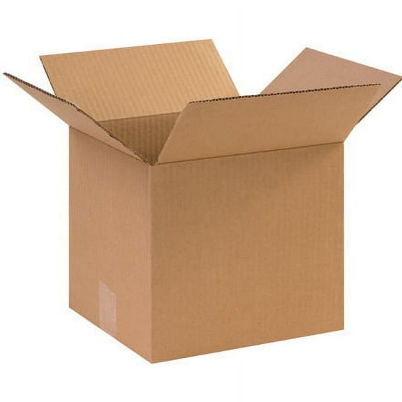 10x9x9 Corrugated Boxes Moving Shipping Box Cartons, Kraft, 25 Boxes