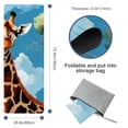 thumbnail image 4 of Deer Yoga Mat Towel with Storage Bag, 72.8"x26.8", Suitable for Yoga, Pilates, Fitness - Yoga Blankets, Yoga Towel, Yoga Mat Towel, 4 of 6