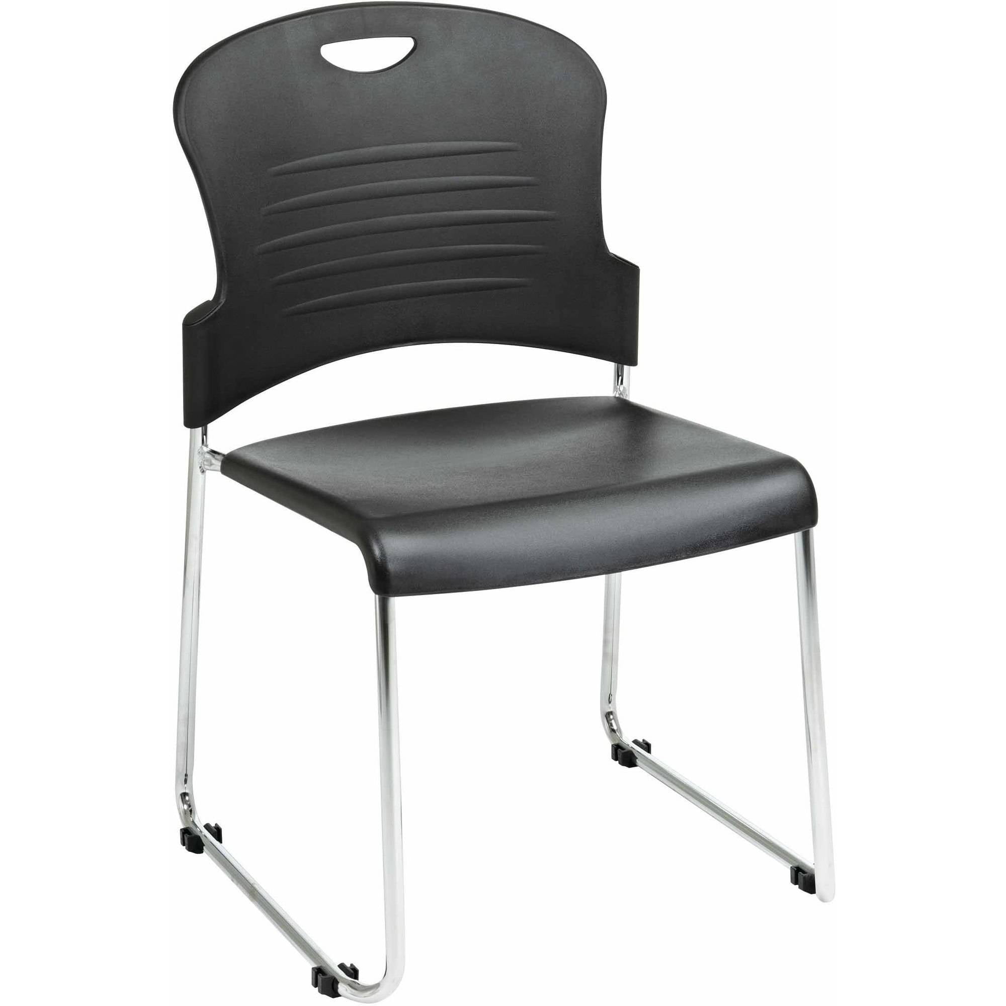 Office Star Products Stack Chair with Sled Base